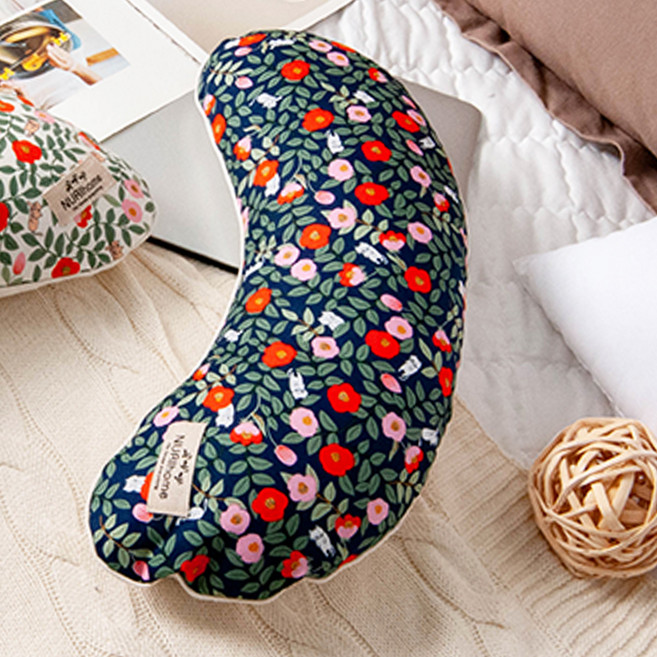 누리홈 카멜리아 옥스포드 운두 메밀베개, 네이비, 1개