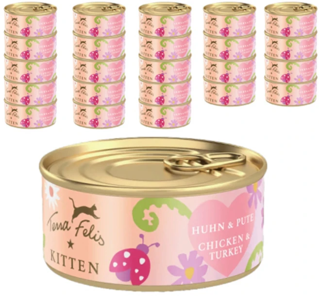 테라펠리스 고양이 키튼, 닭+칠면조, 70g, 24개 - 쿠팡