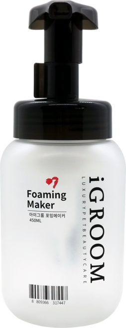 아이그룸 반려동물 포밍메이커 450ml, 투명, 1개