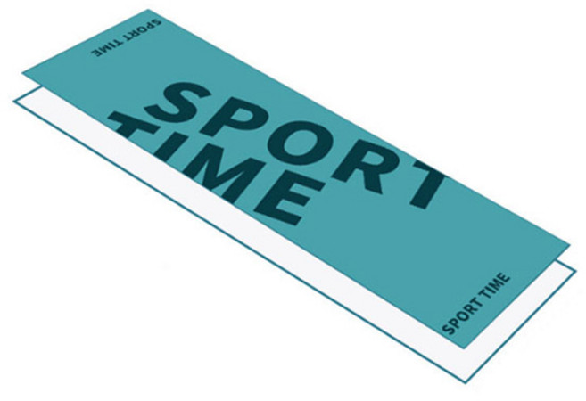 소니오 피트니스 쿨 스포츠 타월 30 x 100 cm, 04 타임블루, 1개