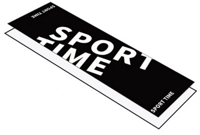 소니오 피트니스 쿨 스포츠 타월 30 x 100 cm, 02 타임블랙, 1개