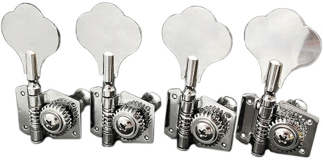 코히모 베이스 기타 헤드머신 줄감개 R방향 오른손 실버 4W184, 4개
