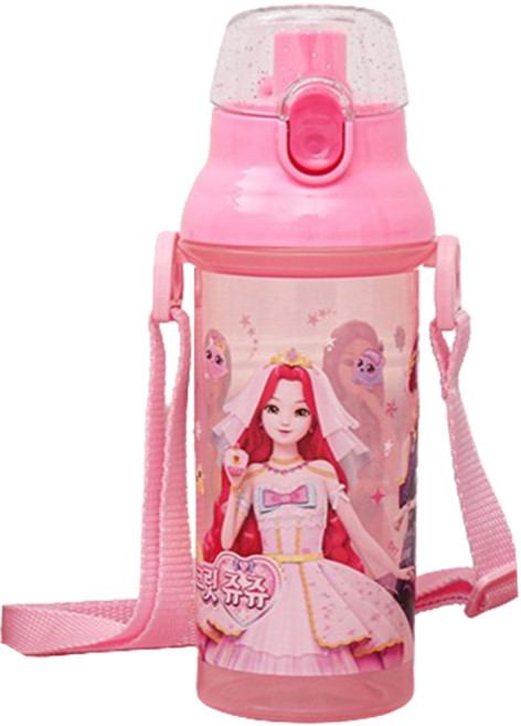 시크릿쥬쥬 별의보석 원터치 물통 PR032, 혼합색상, 450ml, 1개