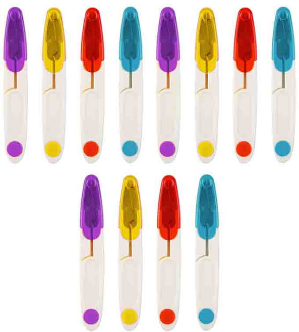 코히모 미니 쪽가위, 12개, 랜덤 발송