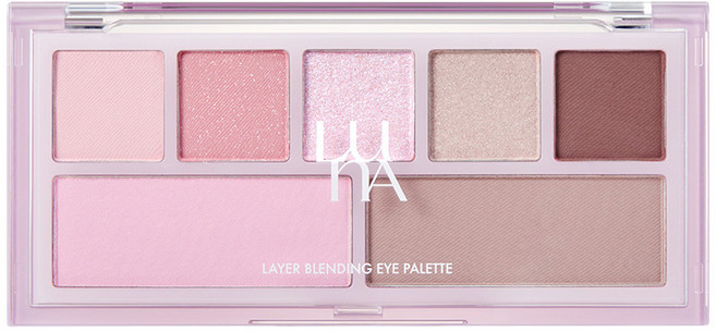 루나 레이어 블렌딩 아이 팔레트, 04 라일락 레터, 1개