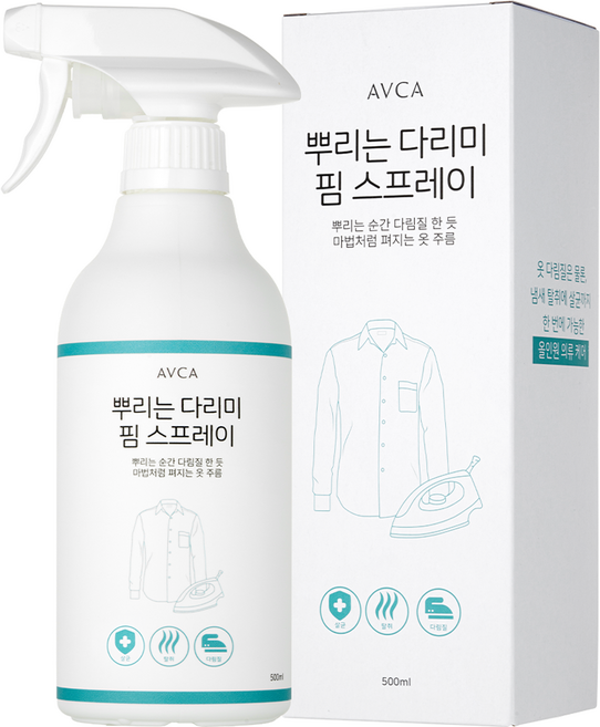 아브카 뿌리는 다리미 핌 스프레이 500ml, 1개