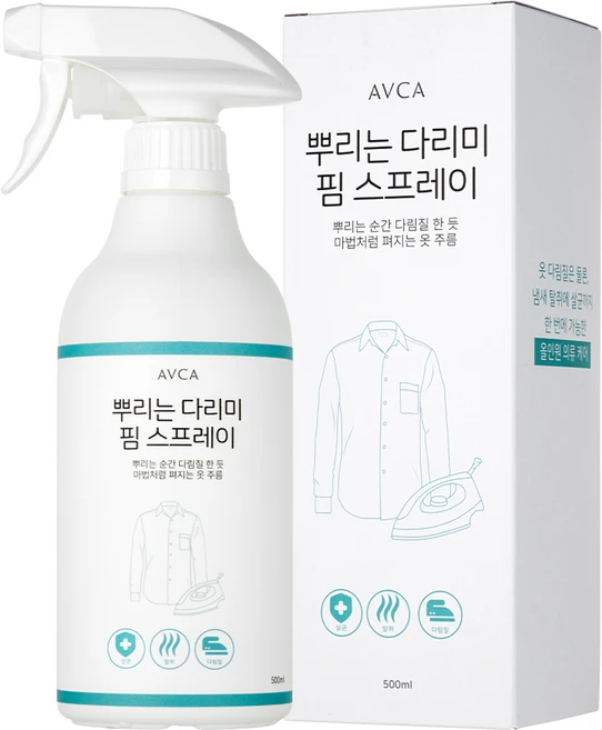 아브카 뿌리는 다리미 핌 스프레이 500ml, 1개 - 쿠팡