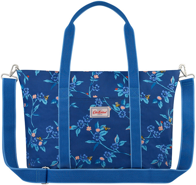 Cath Kidston 雙拉鍊Greenwich花卉尿布肩背包