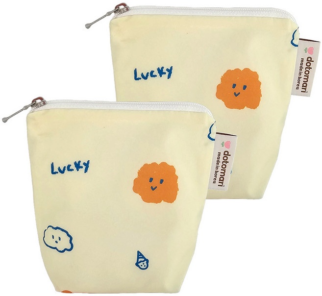 도토마리 양면방수 미니파우치 2p, 호키포키