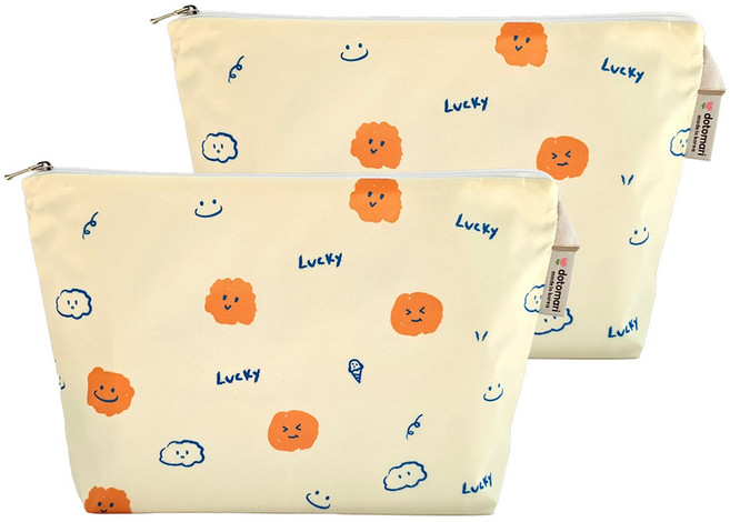 도토마리 양면방수 식판 파우치 2p, 호키포키