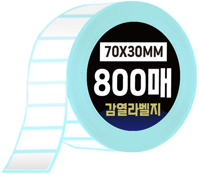 다다 바코드 감열 라벨지 70 x 30 mm, 800칸, 1개