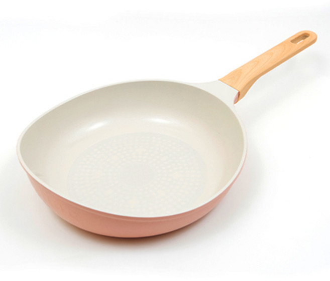 셰프리아 IH 피크닉 세라믹 라이트 롤링팬 핑크, 26cm, 1개