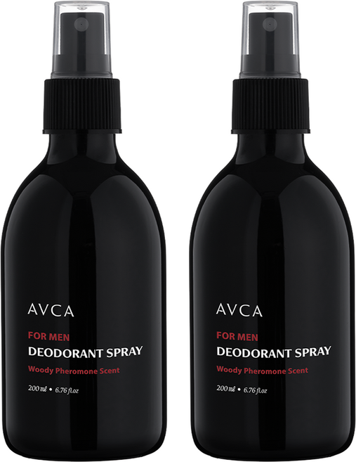 AVCA 男士體香噴霧 木質費洛蒙香, 2個, 200ml