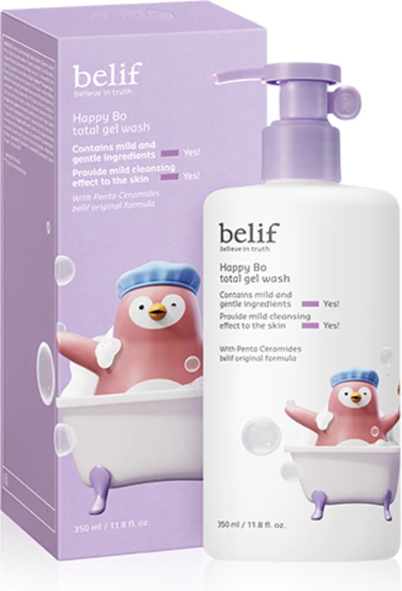 빌리프 해피 보 토탈 젤 워시, 1개, 350ml - 쿠팡