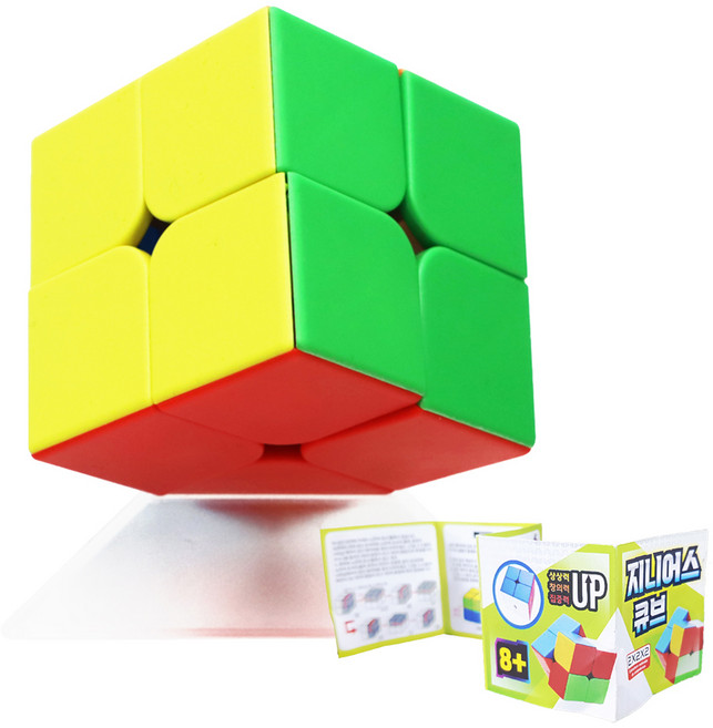 아가플러스 2x2 심플 스무스 큐브 세트, 혼합색상, 1세트