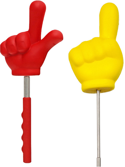 아가플러스 스펀지 손가락 5단 지휘봉 2p, 랜덤발송, 1세트