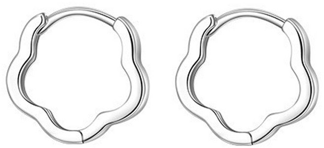 비아워게스트 여성용 클라우드 링 귀걸이