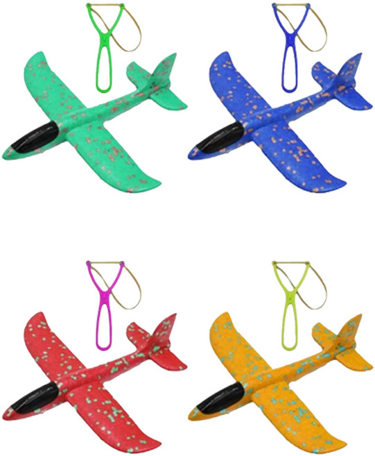 아가플러스 조준 발사 미니 컬러 폼 글라이더 4종 세트, 랜덤발송, 1개