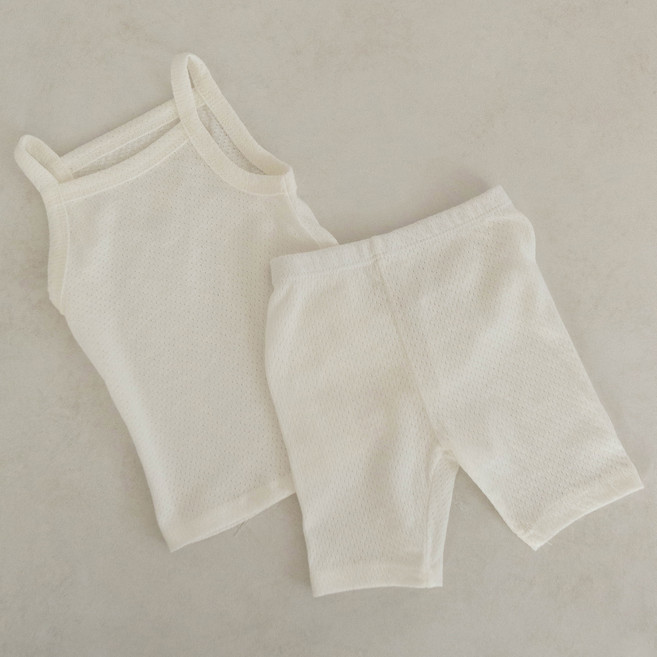 PEEKABOO 童款Pongpong無袖洞洞背心套裝