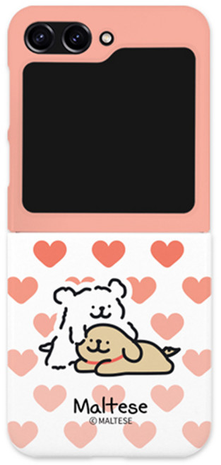 몰티즈 해피 슬림하드 휴대폰 케이스