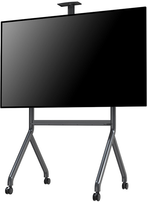 노스바유 이동식 대형 TV 전자칠판 거치대 스탠드, 매트차콜, P200(매트차콜), 1개