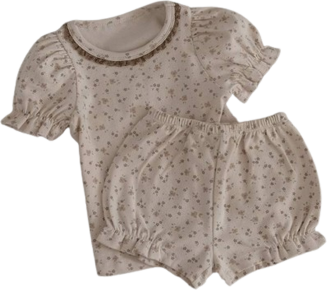 피카부 아동용 벨라 학생 내복 상하 세트