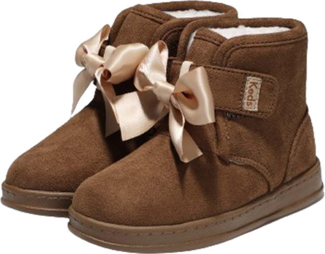 Keds 女童麂皮靴 3XM01590D