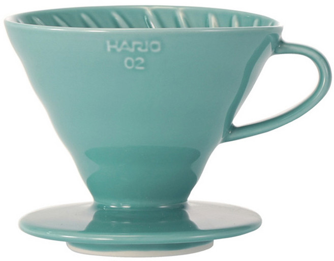 하리오 V60 세라믹 커피 핸드드리퍼 02 토파즈 VDC-02-TQ-KEX, 1개, 단품