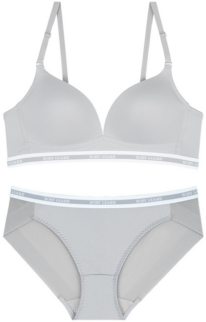 보디가드 노와이어 컴포트 브라 + 팬티 세트