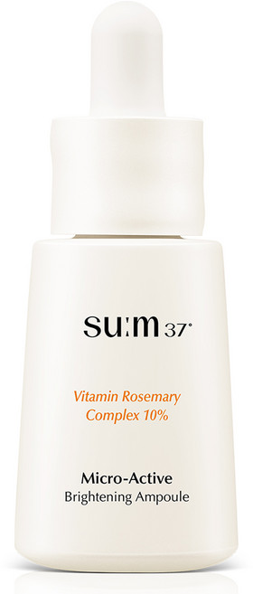 숨37도 마이크로액티브 브라이트닝 앰플 비타민 로즈마리 컴플렉스 10%, 1개, 15ml