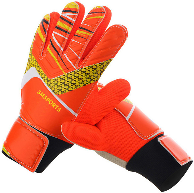 엘쏘 충격흡수에 강한 축구 골키퍼 장갑 양쪽착용, 주황, 1개