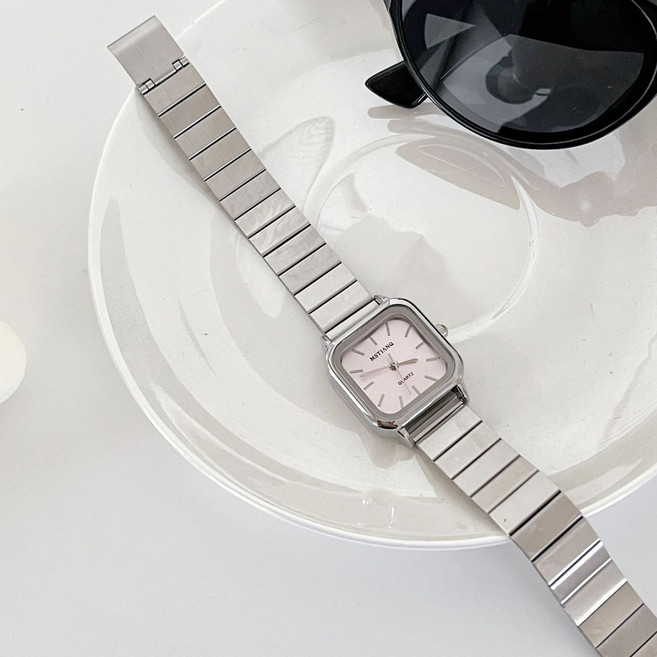 MSTIANQ 비아워게스트 뱀부 미니멀리스트 메탈 손목시계