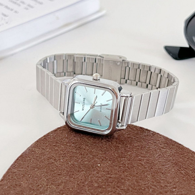 MSTIANQ 비아워게스트 뱀부 미니멀리스트 메탈 손목시계