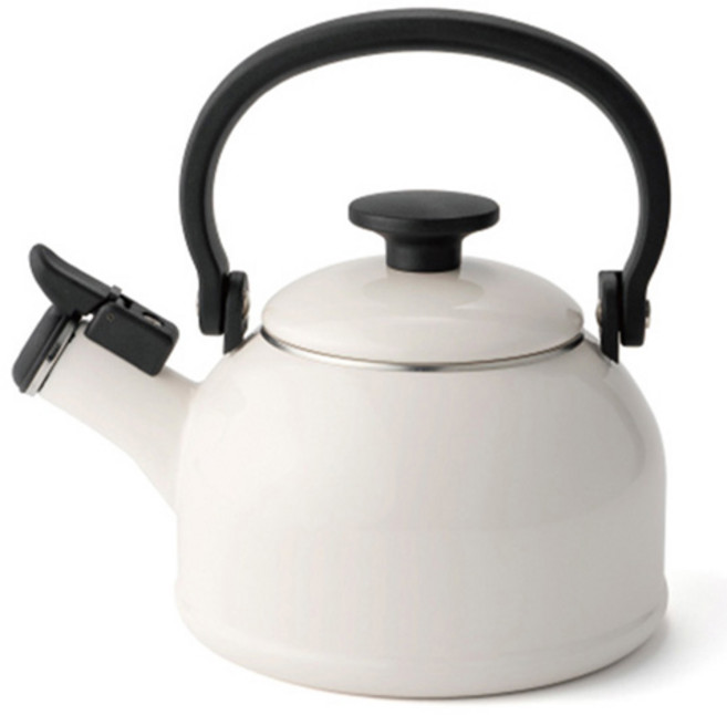 후지호로 코튼 휘슬 주전자 IH, 1.6L, 화이트, 1개