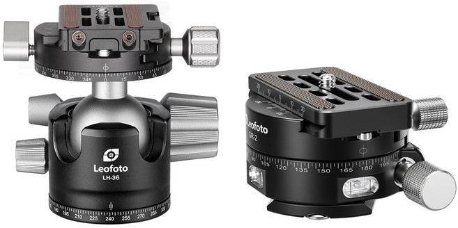레오포토 볼헤드 + 플레이트 + 기어헤드 패닝클램프 세트, LH-36R(볼헤드), NP-50(플레이트), GR-2(클램프), 1세트