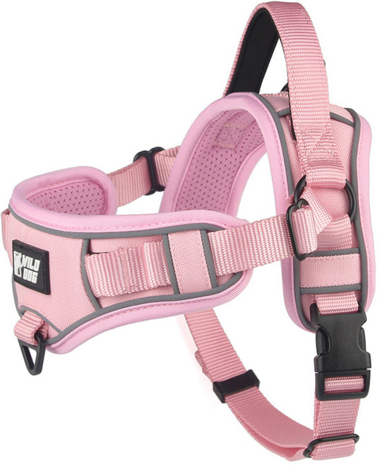 와일드독 강아지 이지 하네스, 핑크, 1개