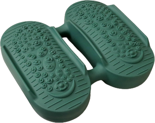 다이어트학교 소음 지압 리압스텝퍼 + 에어 펌프 + 공기제거 핀, 포레스트그린