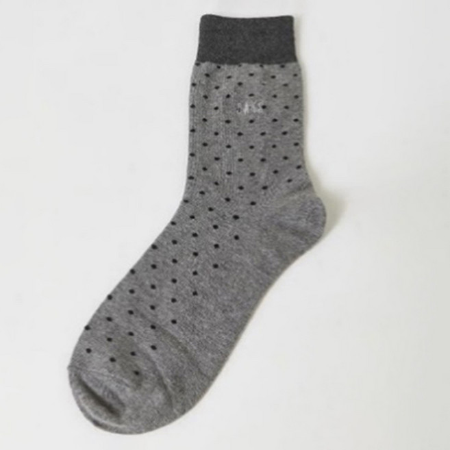 닥스 남성용 도트 장목 양말