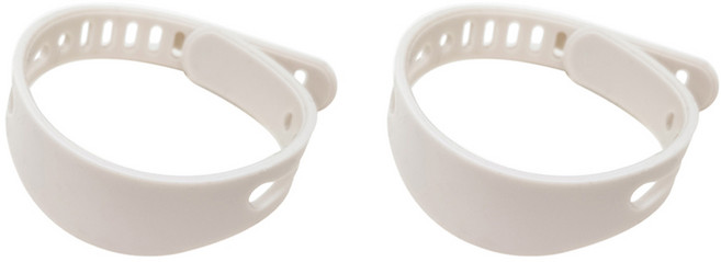 플라이토 팀브로스 실리콘 파스텔 미아방지팔찌, 아이보리, 2개