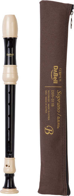 다벨 소프라노 리코더 DSR-311B, 검정, 1개