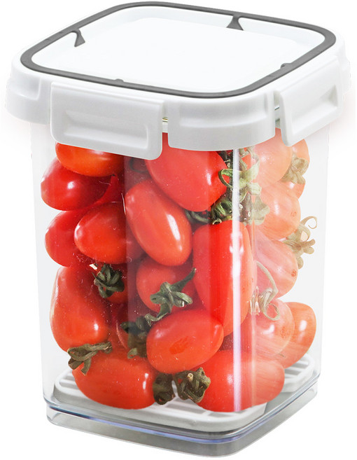 창신리빙 스카이락 후르츠용기 1L, 1개, 뚜껑 + 깔판 + 본체