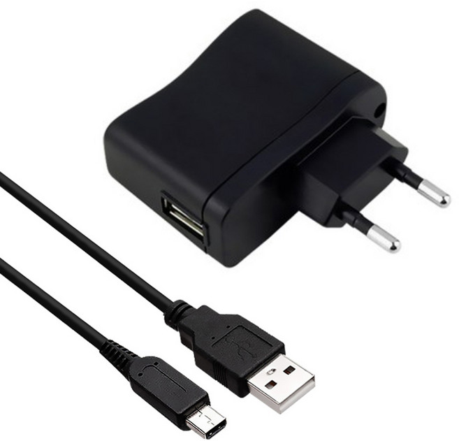 서가 닌텐도 분리형 충전기 + DS / DS Lite 케이블 세트, 2018-CE5V1000A, 블랙, 1세트