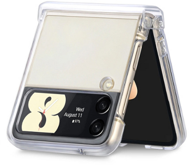 구스페리 클리어 커버 힌지보호 풀커버 케이스