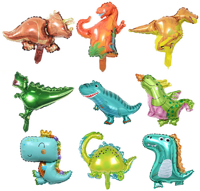 피앤비유니티 동물풍선 소 x 9종 세트, 03 공룡친구들, 1세트
