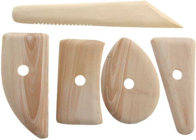 코히모 도예 조소 나무헤라 5종 세트 3W342, 1세트