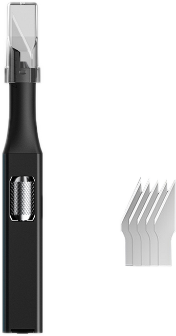 코히모 다용도 정밀 아트 조각 서각칼 접목도 도장칼 블랙 + 리필 칼날 5p 세트 3W341