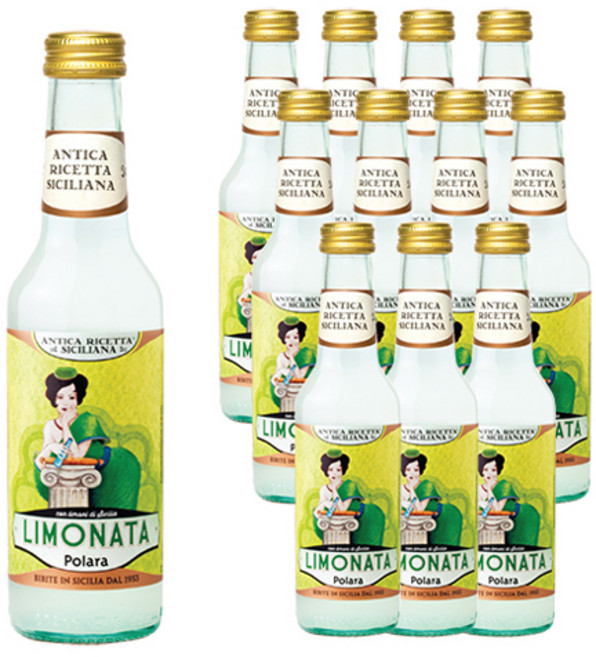 폴라라 시칠리아나 리모나타 베르델리 레몬 탄산음료, 12개, 275ml