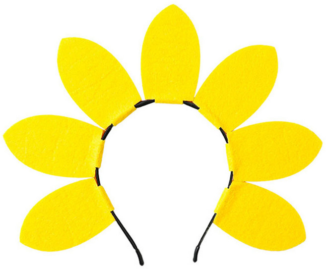 미미파티 동물 파티 생일 인싸 놀이공원 체육대회 운동회 머리띠 내가꽃, 내가꽃 옐로우, 1개