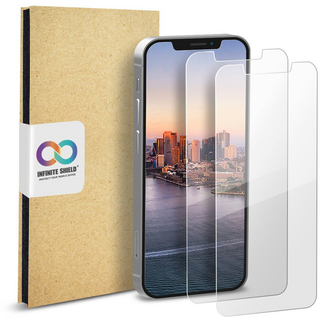 인피니트쉴드 9H 강화유리 휴대폰 액정보호필름 2p 세트, 1세트