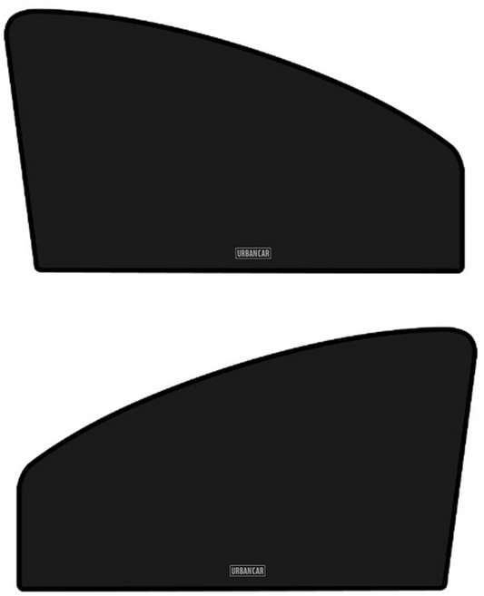 어반카 마그네틱 차량 햇빛 가리개 앞좌석, 양면블랙, 2개